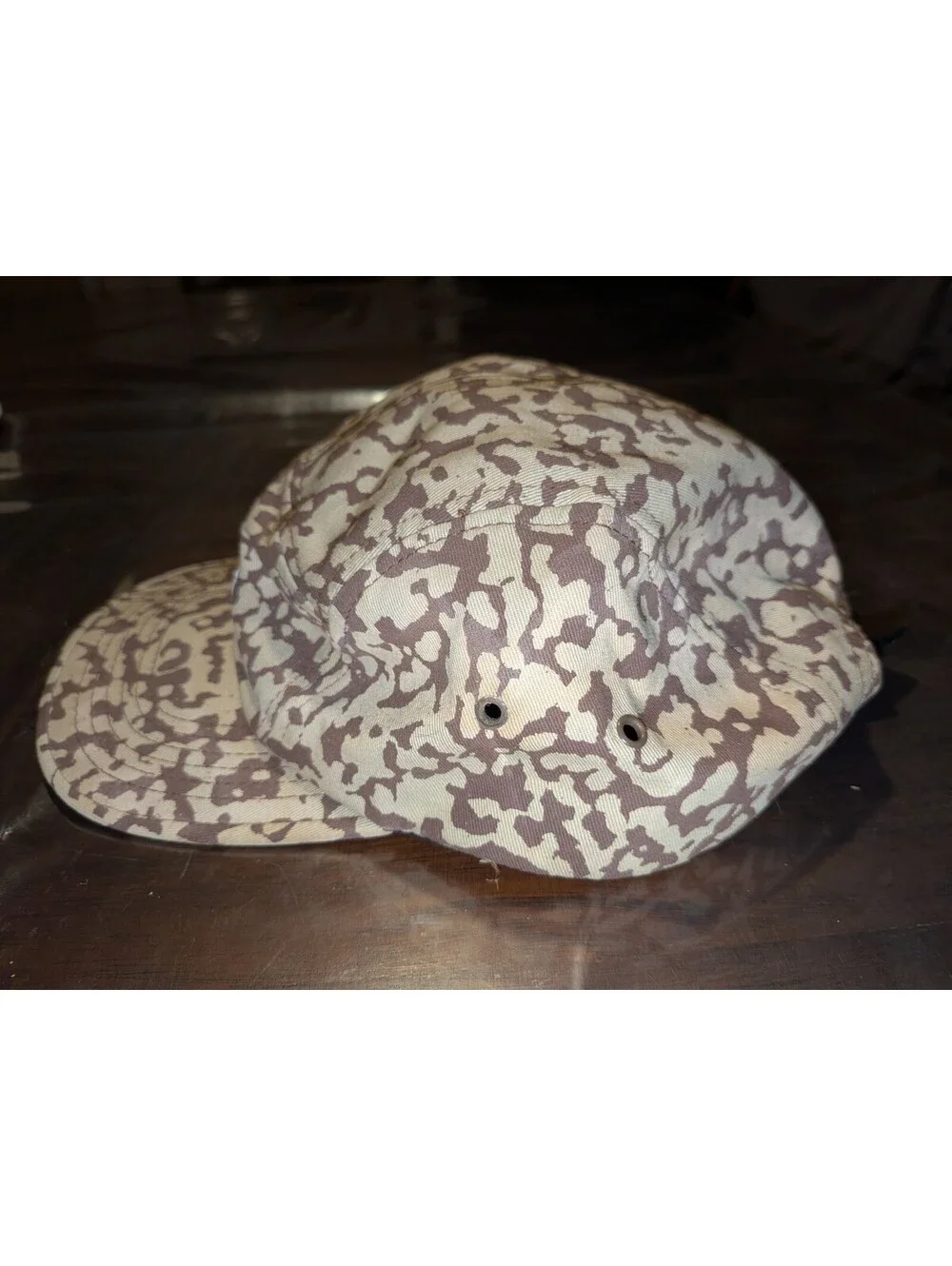 NORSE PROJECTS Brown Camo 5 PANEL CAP Preowned Hat HTD